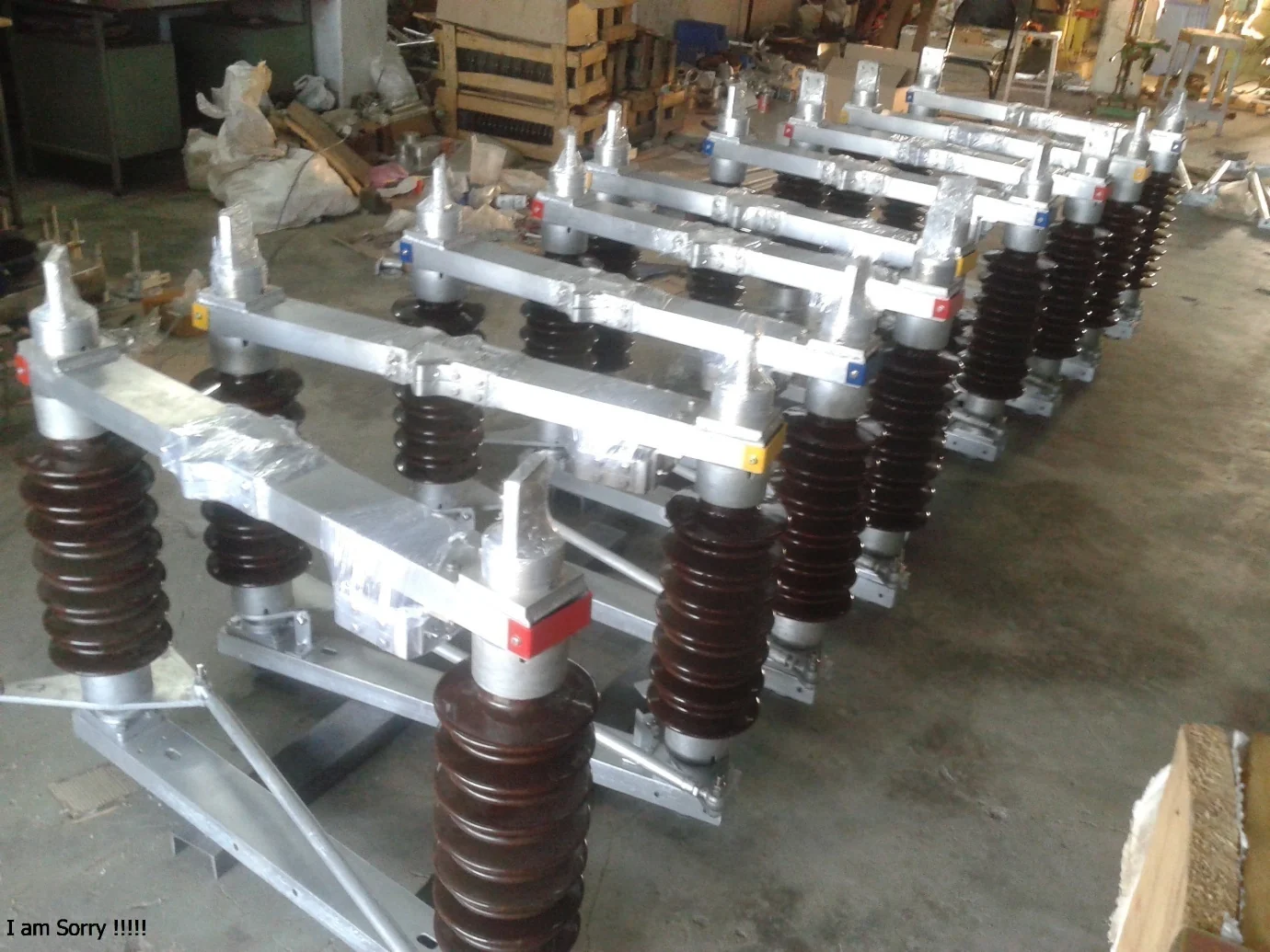 Disconnectors prepared in the workshop