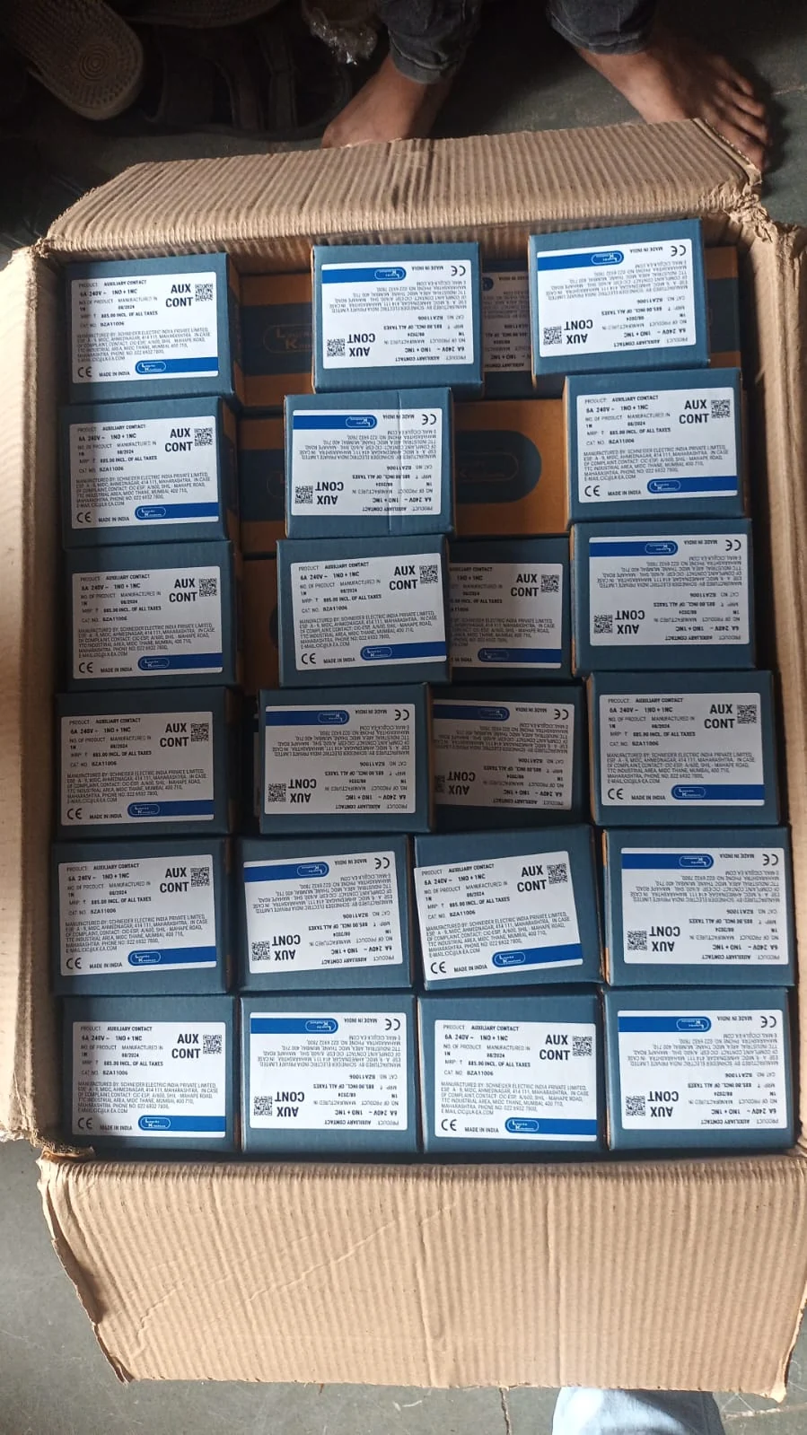 Packaged low-voltage components
